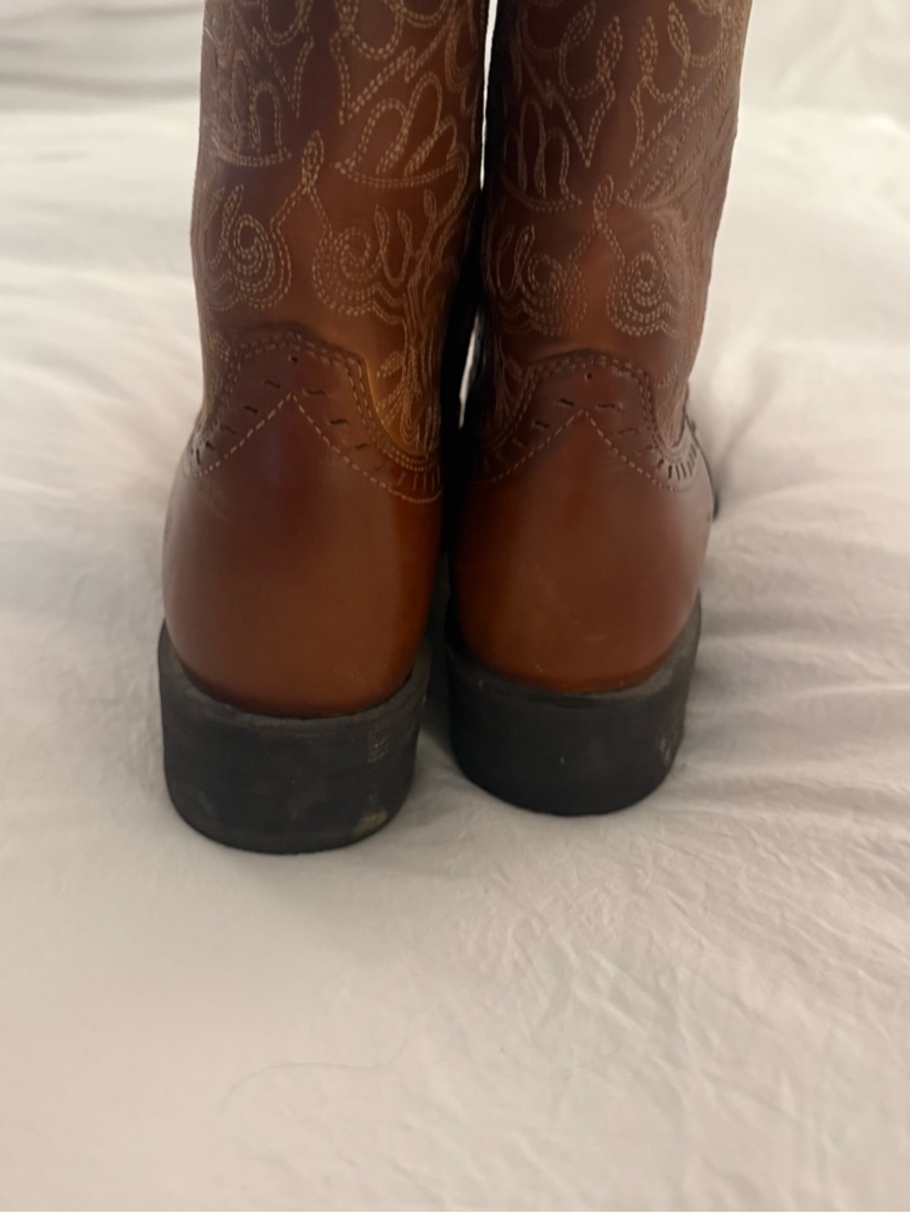 Women’s Ariat Round Up Remuda Wide Square Toe Western Boot - Size 7.5B - Picture 9 of 9